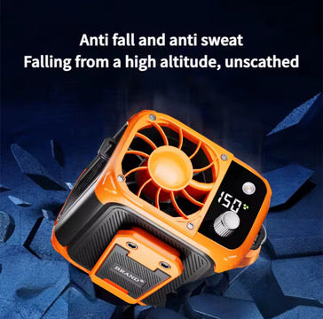 BreezeBelt Pro – Mini High-Speed Wearable Waist Fan