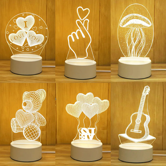 LoveGlow 3D LED Lamp™