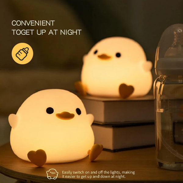 Doudou Duck Soft Night Light with USB Charging & Timer Function™