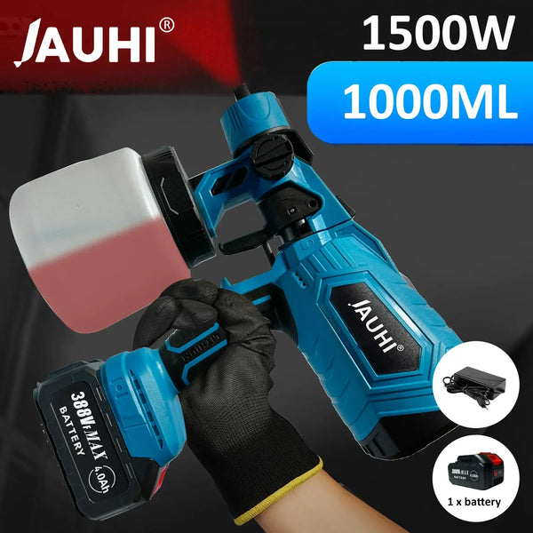 Cordless 1000ML Electric Spray Gun for JAUHI 18V™