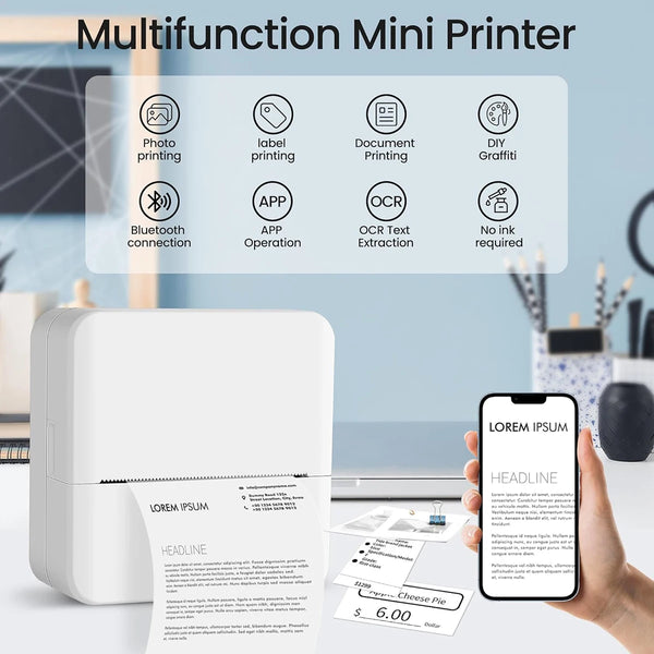 Pocket-Sized Inkless Sticker Printer™