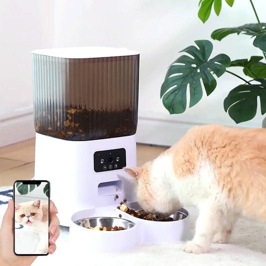 Smart Automatic Cat & Dog Feeder with Camera & Voice Recorder™